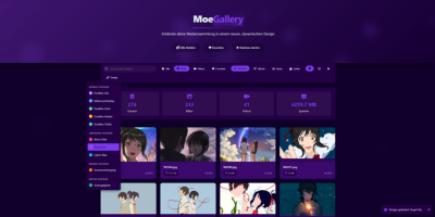 MoeGallery - Entdecke deine Mediensammlung in einem neuen, dynamischen Design