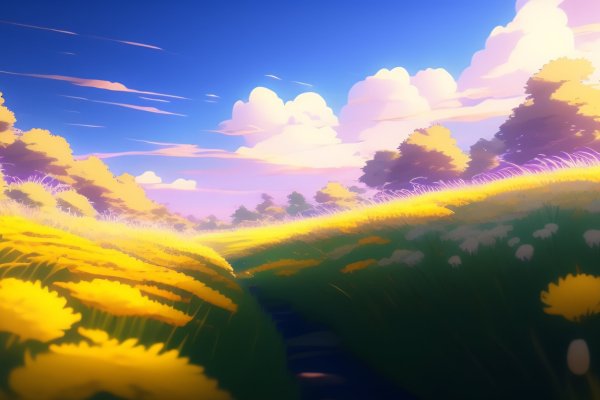 Anime-Landschaftsbild